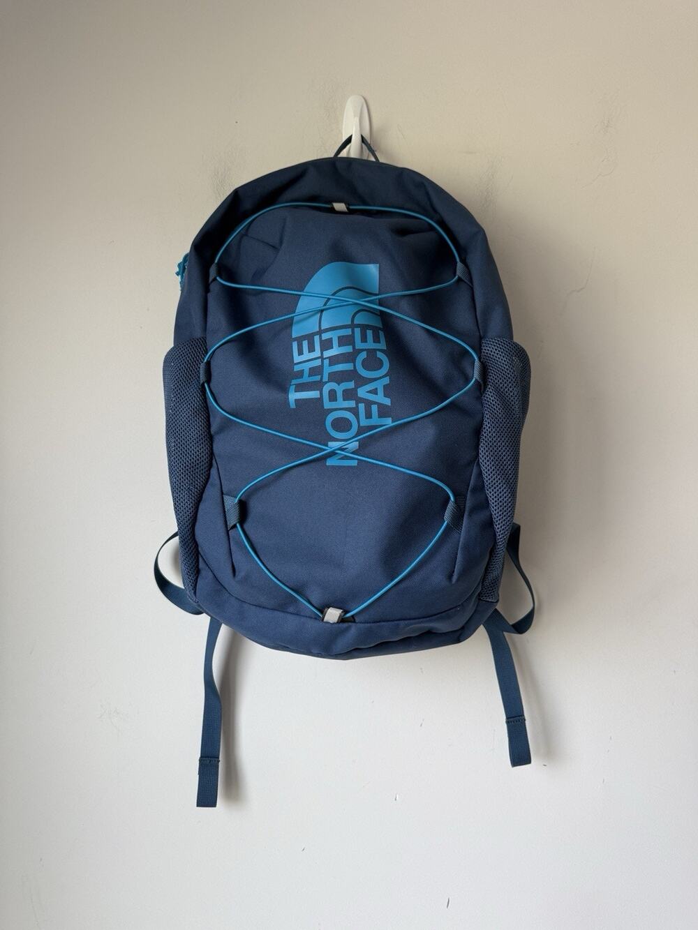 The North Face Jester Backpack Laptop Bag Blue Unisex Hiking Camp Outdoors